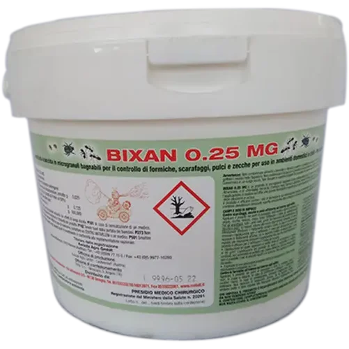 Bixan granuli insetticida-Acaricida in microgranuli bagnabili